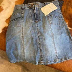 Denim&Co Blue Jeans Pencil Skirt Casual